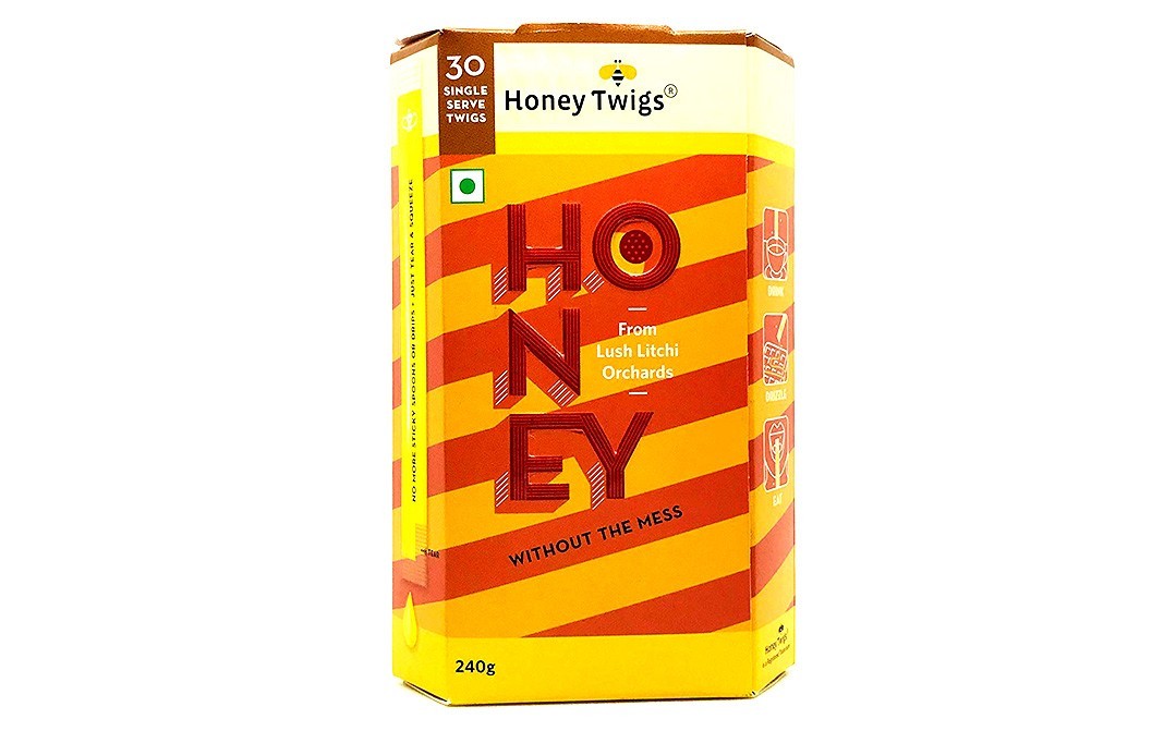 Honey Twigs Honey From Lush Litchi Orchards Without The Mess   Jar  240 grams